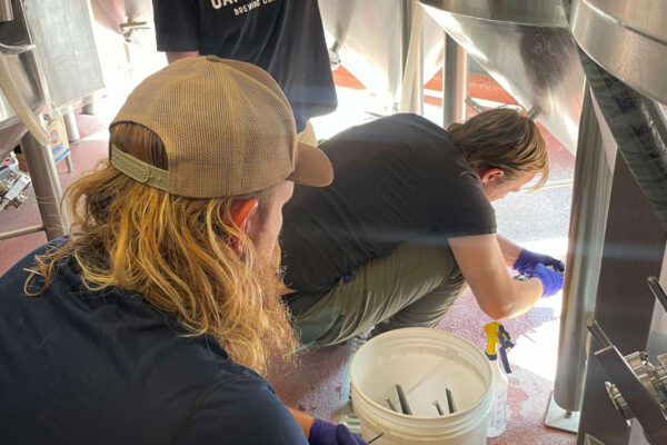 In this photo, UC Davis Master Brewers program beer collaboration.