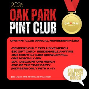 2026 Oak Park Pint Club
